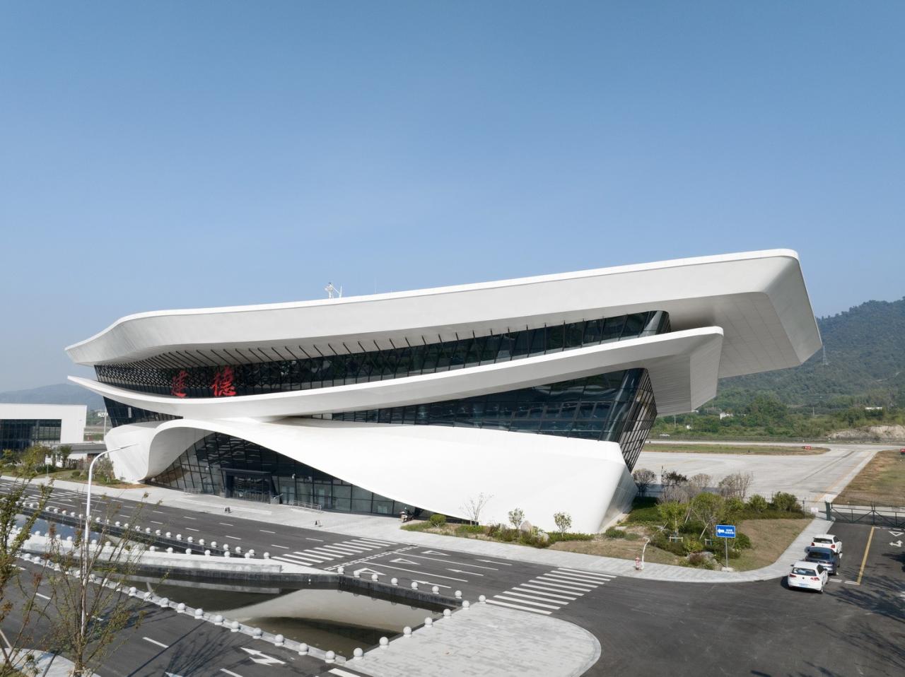 BIM建筑|杭州亚运配套设施：千岛湖通用机场航站楼 / 境澜建筑