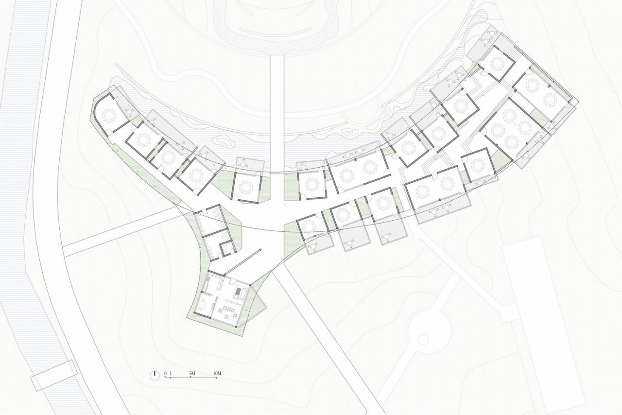 BIM建筑|五福山水龙家宴餐厅 / 小写建筑
