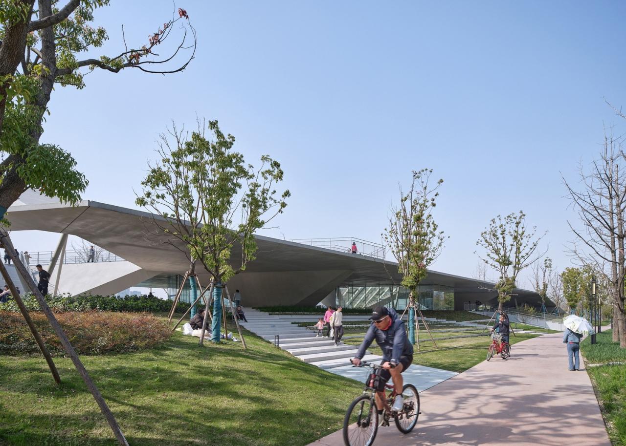 BIM建筑|杭州滨江公共空间·三桥亚运公园 / 同济原作设计工作室