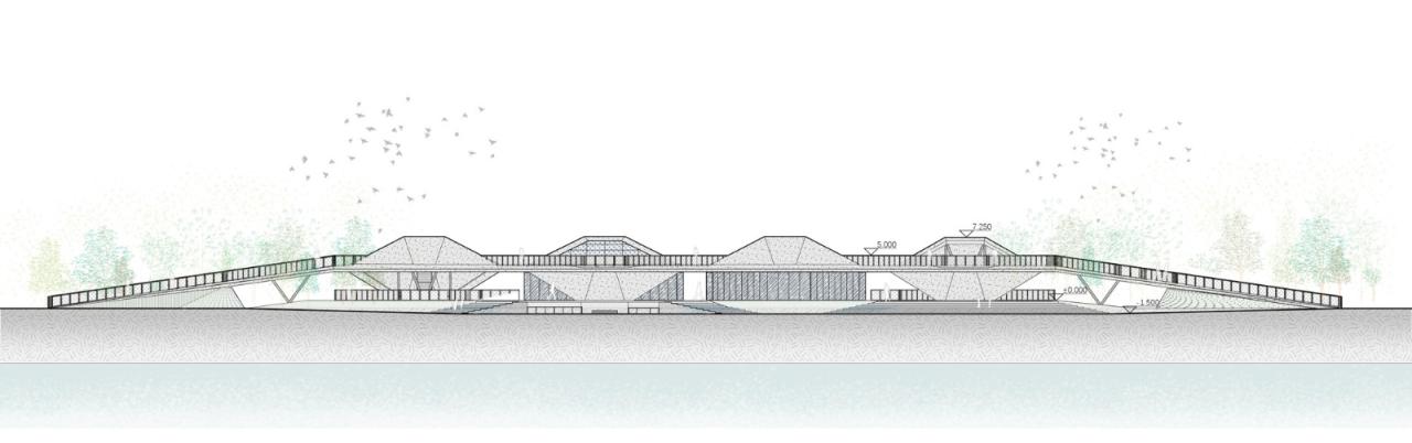 BIM建筑|杭州滨江公共空间·三桥亚运公园 / 同济原作设计工作室