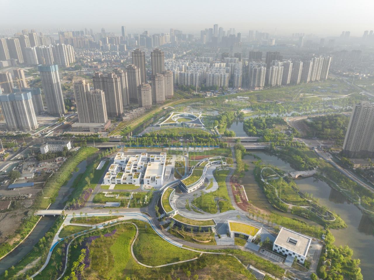 BIM建筑|武汉海绵公园研学+游客中心 / UAO瑞拓设计