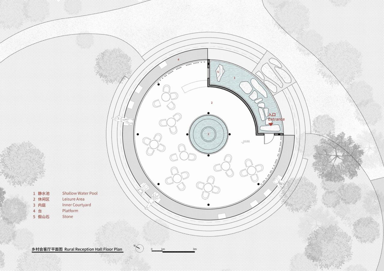 BIM建筑|多层面的“轻”：黄麻乡村振兴工作站与乡村会客厅 / 三文建筑