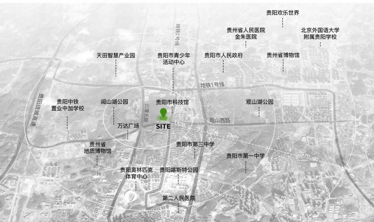 BIM建筑|如有机生命体般自由生长：贵阳·观山湖区第八中学