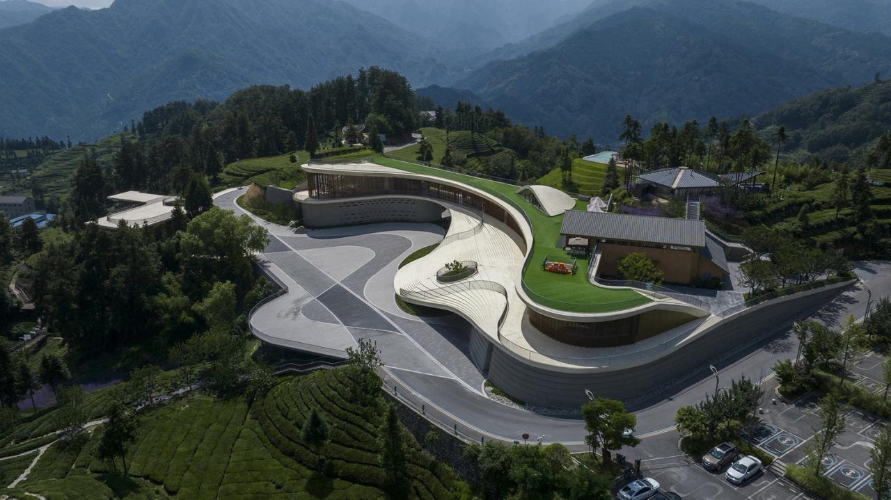 BIM建筑|三峡茶旅小镇展示中心 / 建筑营设计工作室