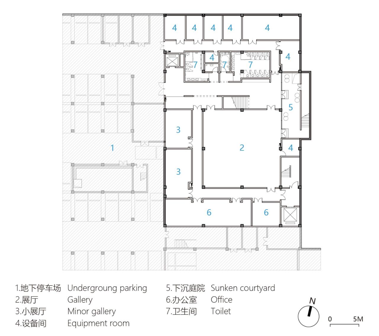 BIM建筑|互生：余德耀美术馆新馆 / 山水秀建筑事务所