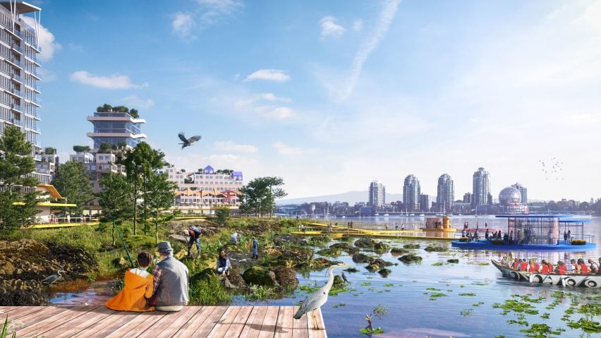 BIM建筑|MVRDV提出应对温哥华海平面上升计划