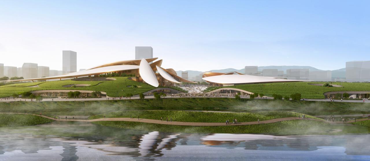 BIM建筑|安吉“两山”未来科技城文化艺术中心 / MAD马岩松新作