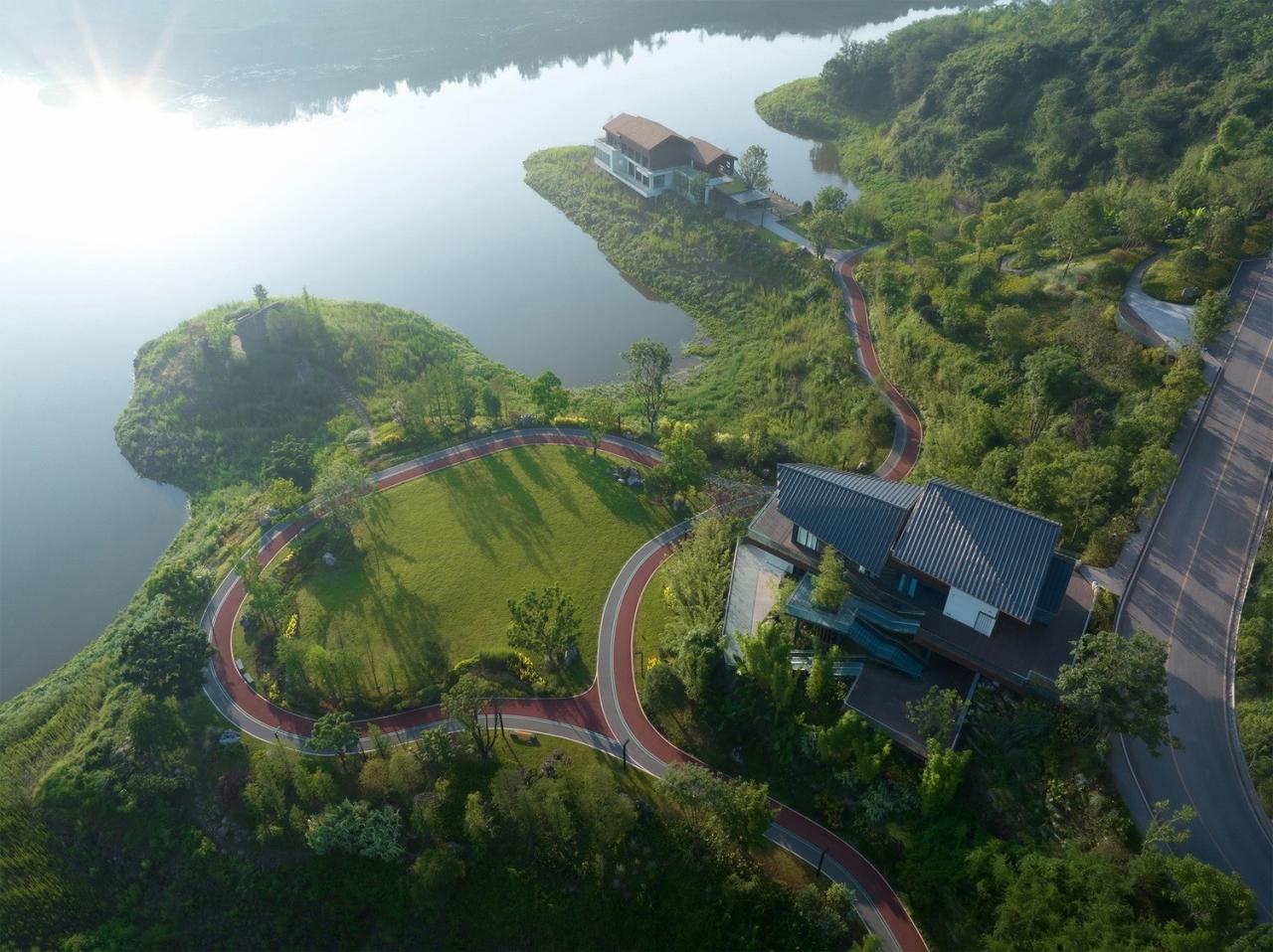 BIM建筑|涪陵慧谷湖科创小镇白鹭湾示范区 / 悦集建筑