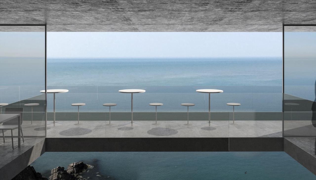 BIM建筑|崖顶咖啡厅及塔居 / 迹•建筑事务所（TAO）