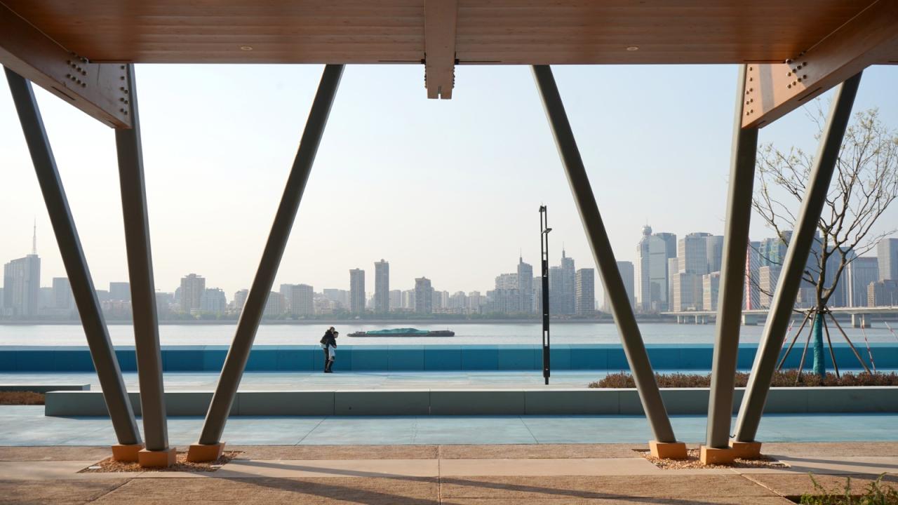 BIM建筑|杭州滨江公共空间·长亭驿 / 同济原作设计工作室