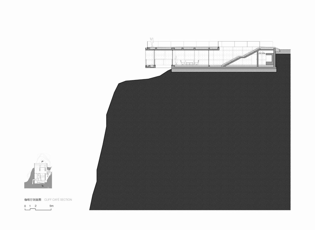 BIM建筑|崖顶咖啡厅及塔居 / 迹•建筑事务所（TAO）