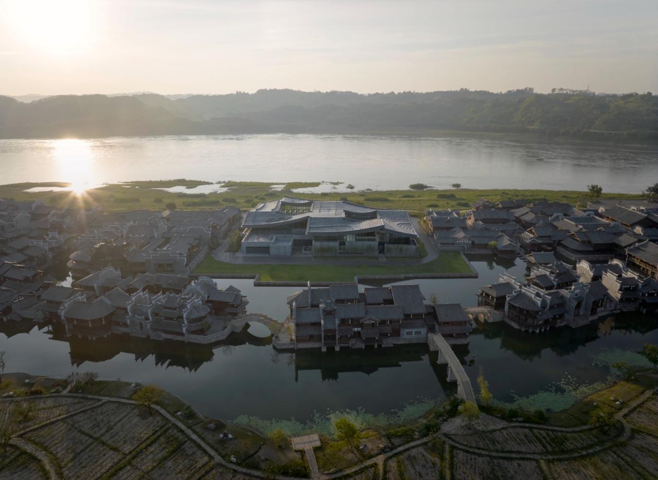 BIM建筑|李庄文化抗战博物馆 / 同济原作设计工作室