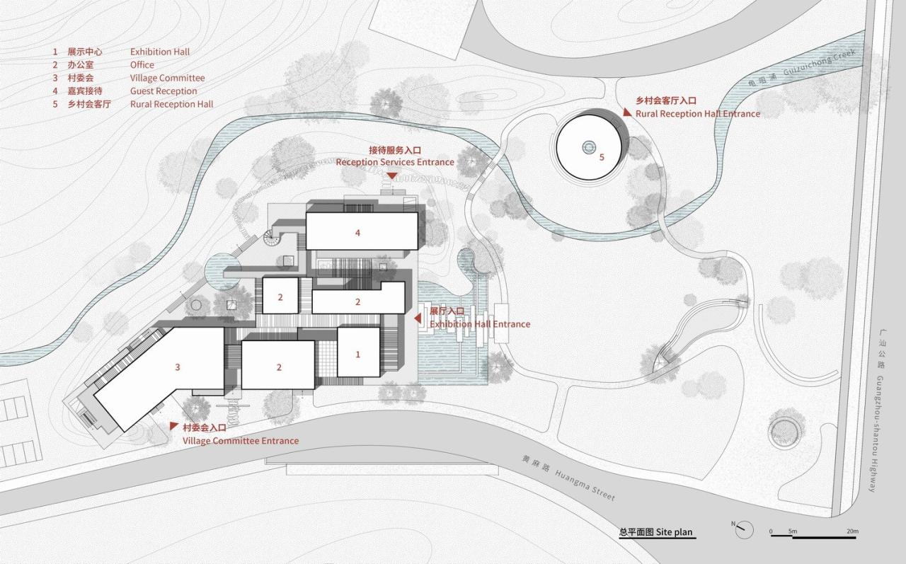 BIM建筑|多层面的“轻”：黄麻乡村振兴工作站与乡村会客厅 / 三文建筑