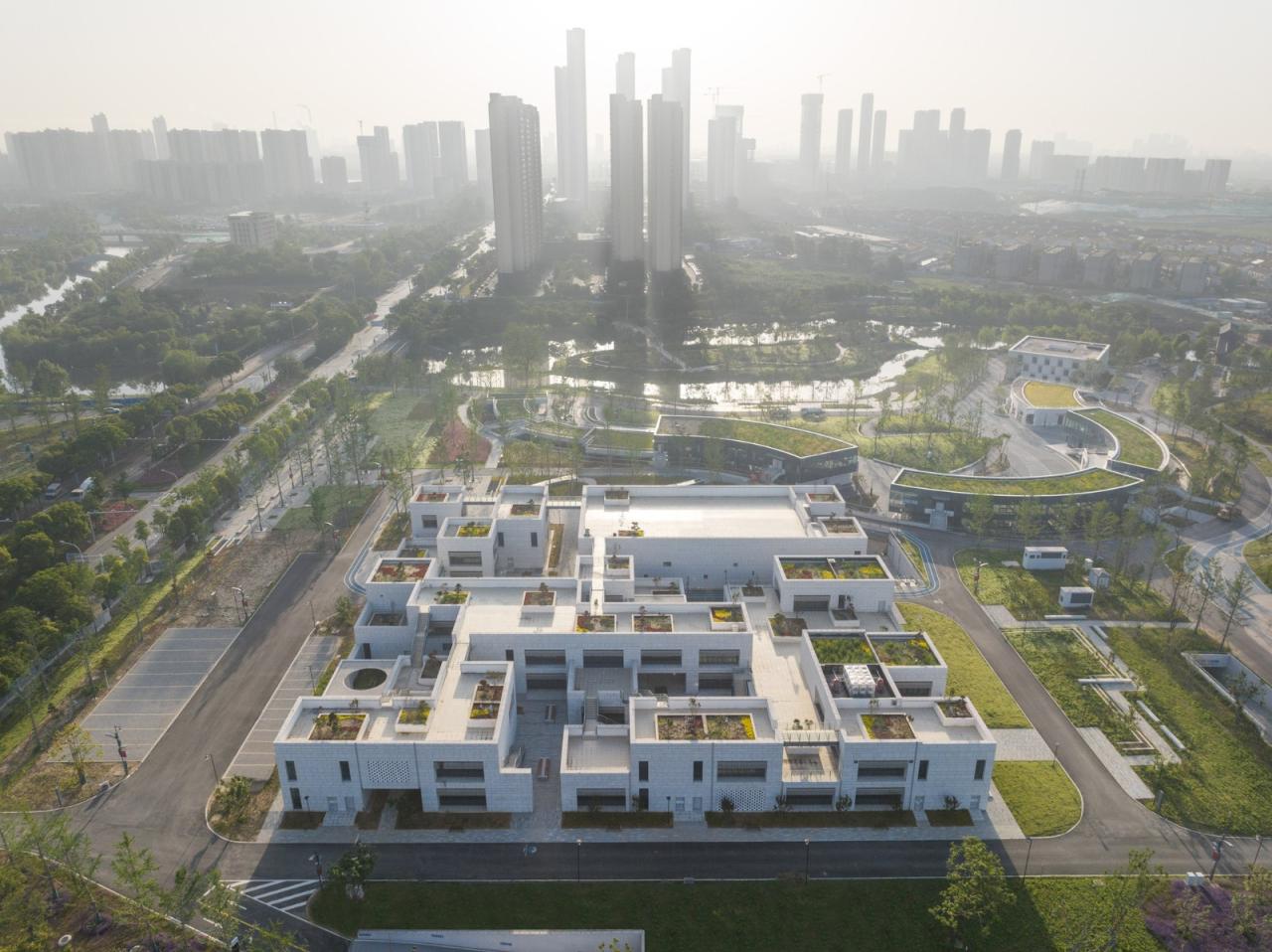 BIM建筑|武汉海绵公园研学+游客中心 / UAO瑞拓设计