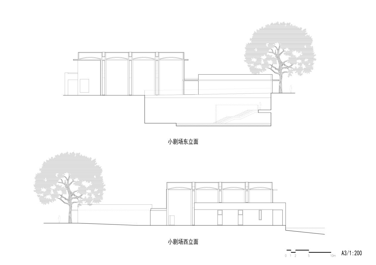 BIM建筑|春阳台艺文中心 / 非常建筑