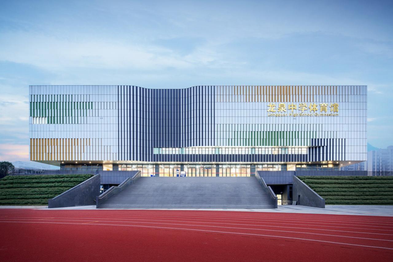 BIM建筑|龙泉中学体育馆 / 中国建筑西南设计研究院有限公司
