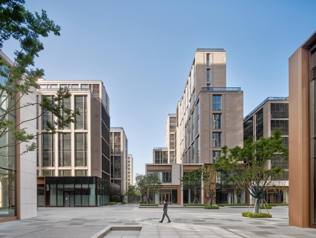 BIM建筑|杭州亚运村技术官员村：小街密路的未来社区 / goa大象设计