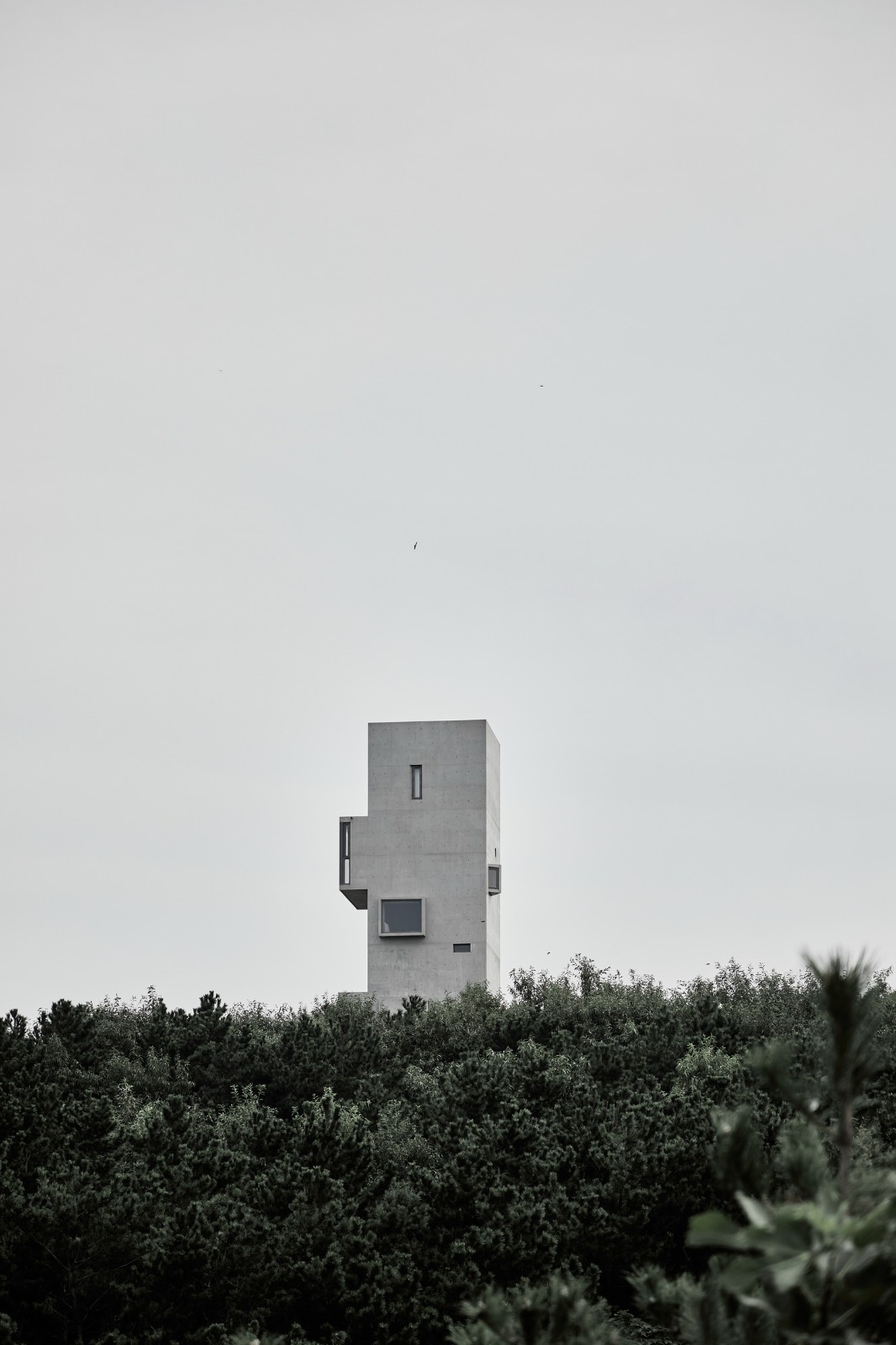 BIM建筑|崖顶咖啡厅及塔居 / 迹•建筑事务所（TAO）