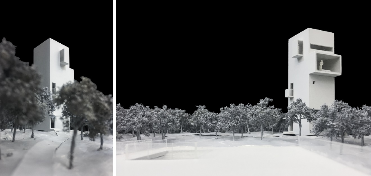 BIM建筑|崖顶咖啡厅及塔居 / 迹•建筑事务所（TAO）