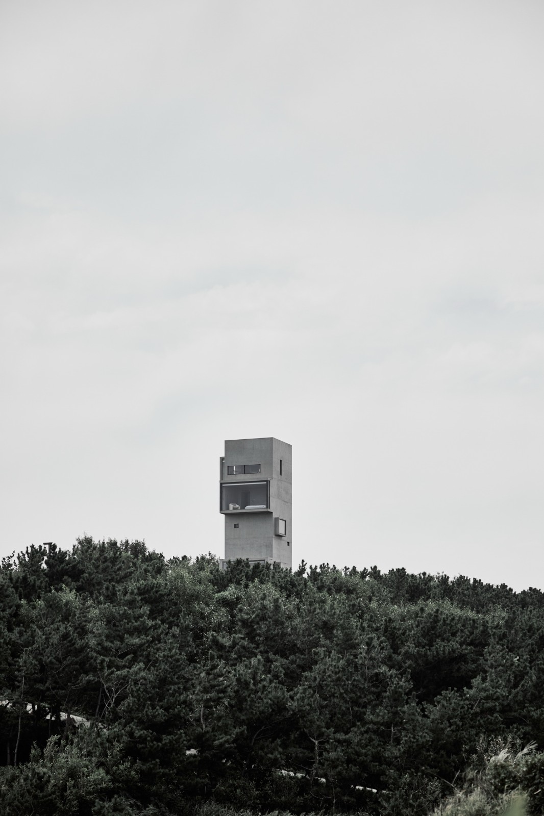 BIM建筑|崖顶咖啡厅及塔居 / 迹•建筑事务所（TAO）