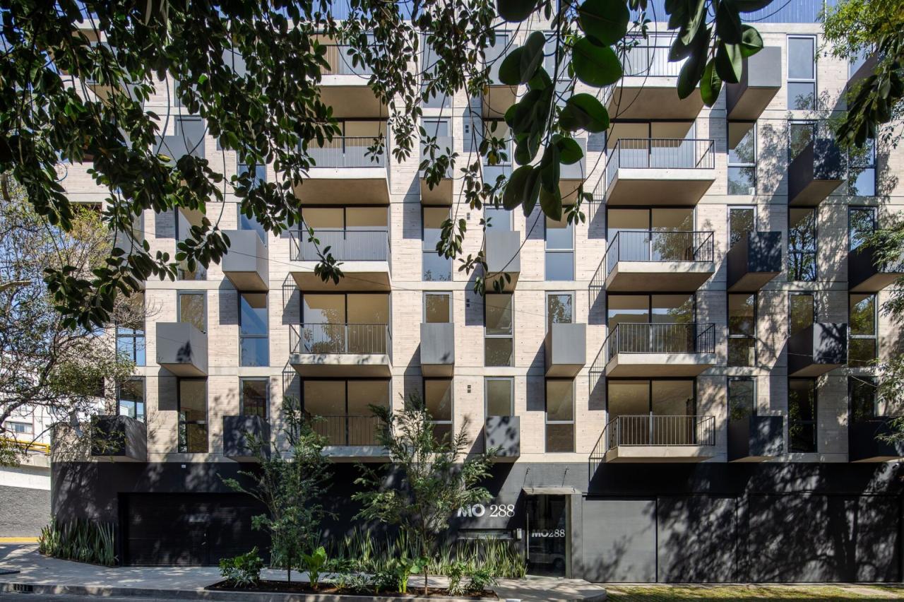 BIM建筑|三角形住宅楼：MO288 住宅楼 / HGR ARQUITECTOS