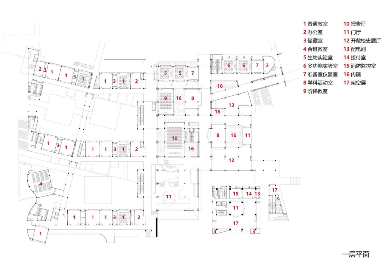 BIM建筑|江苏省靖江高级中学新校区 / 荣朝晖工作室