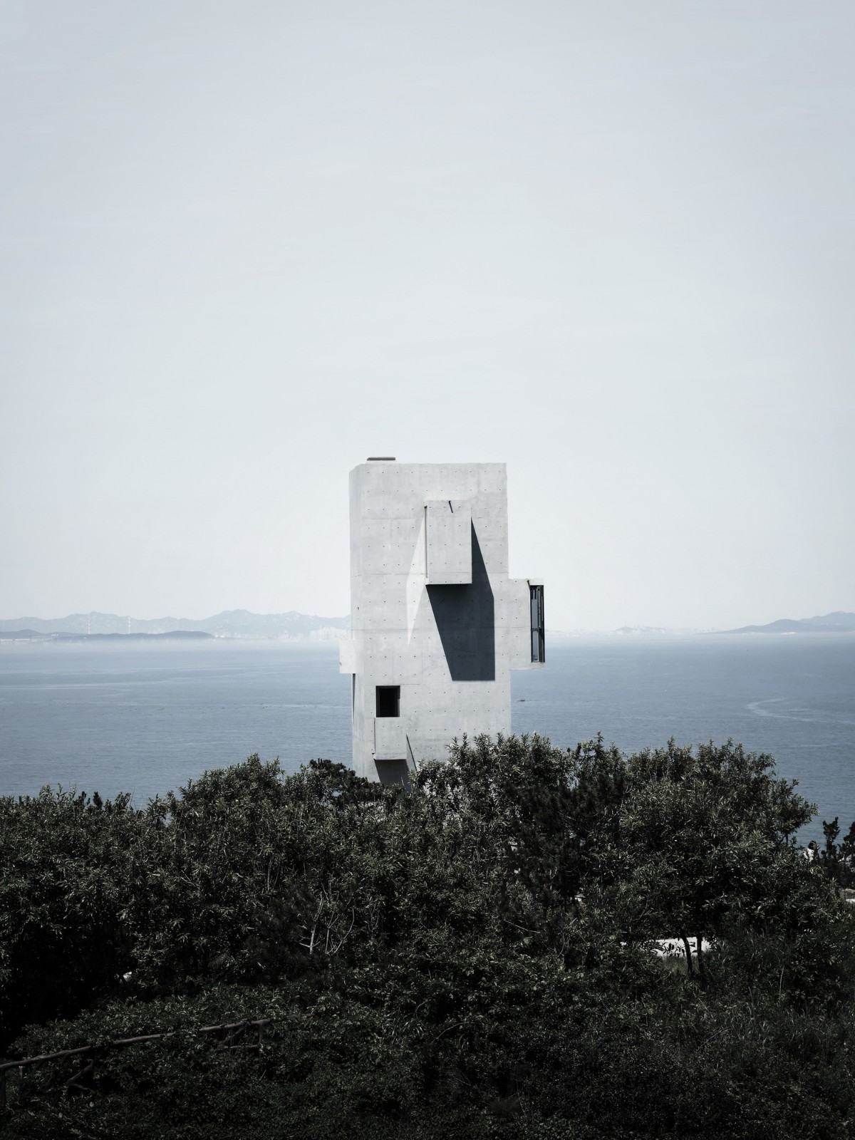 BIM建筑|崖顶咖啡厅及塔居 / 迹•建筑事务所（TAO）