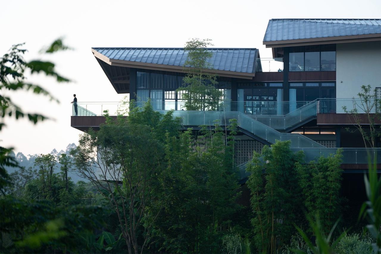 BIM建筑|涪陵慧谷湖科创小镇白鹭湾示范区 / 悦集建筑