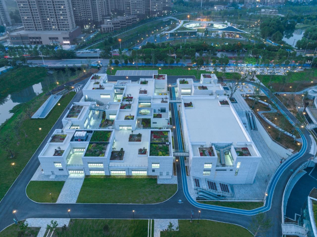 BIM建筑|武汉海绵公园研学+游客中心 / UAO瑞拓设计