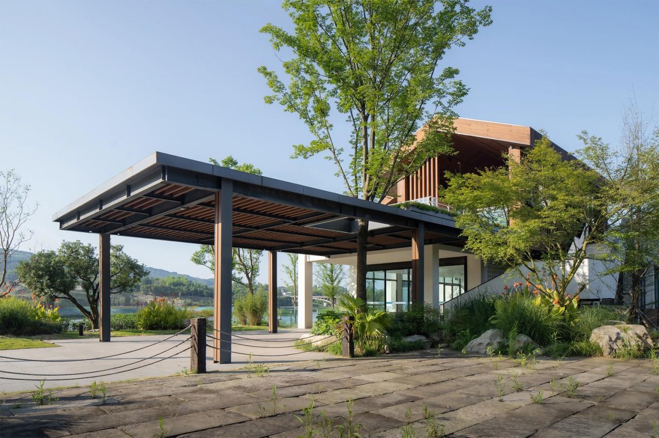 BIM建筑|涪陵慧谷湖科创小镇白鹭湾示范区 / 悦集建筑