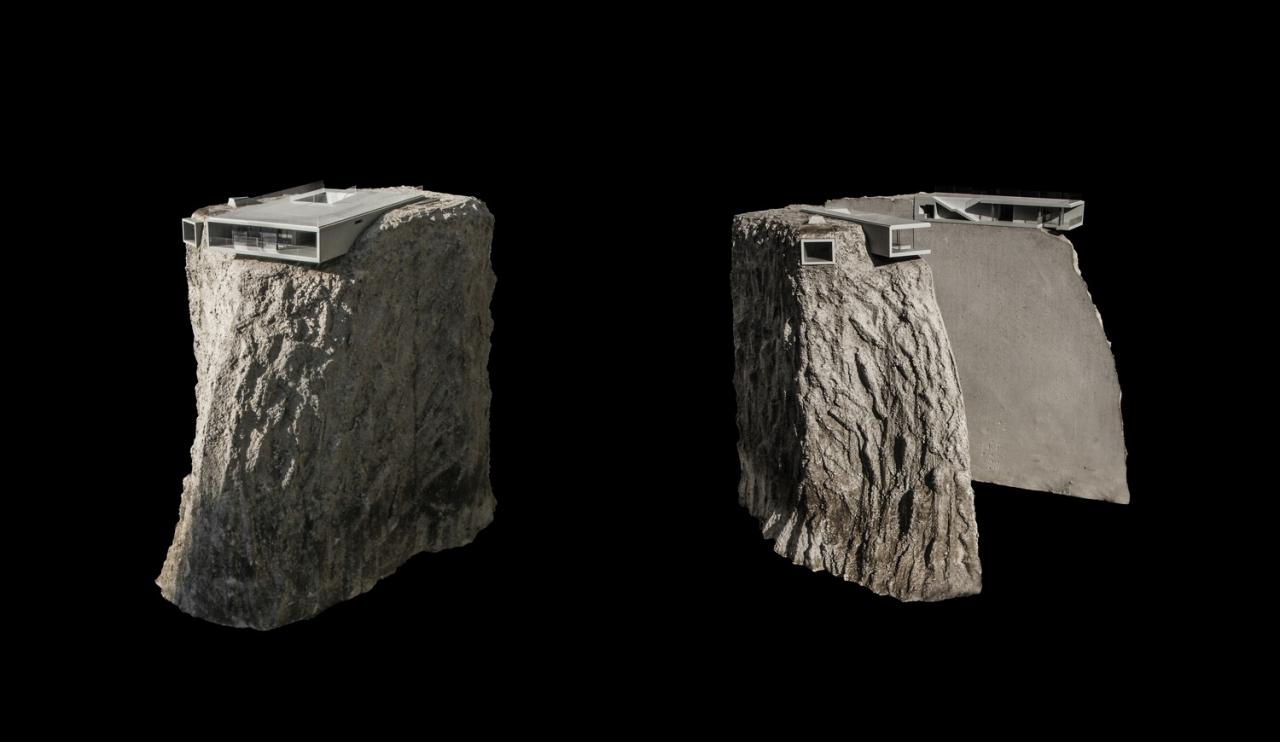 BIM建筑|崖顶咖啡厅及塔居 / 迹•建筑事务所（TAO）