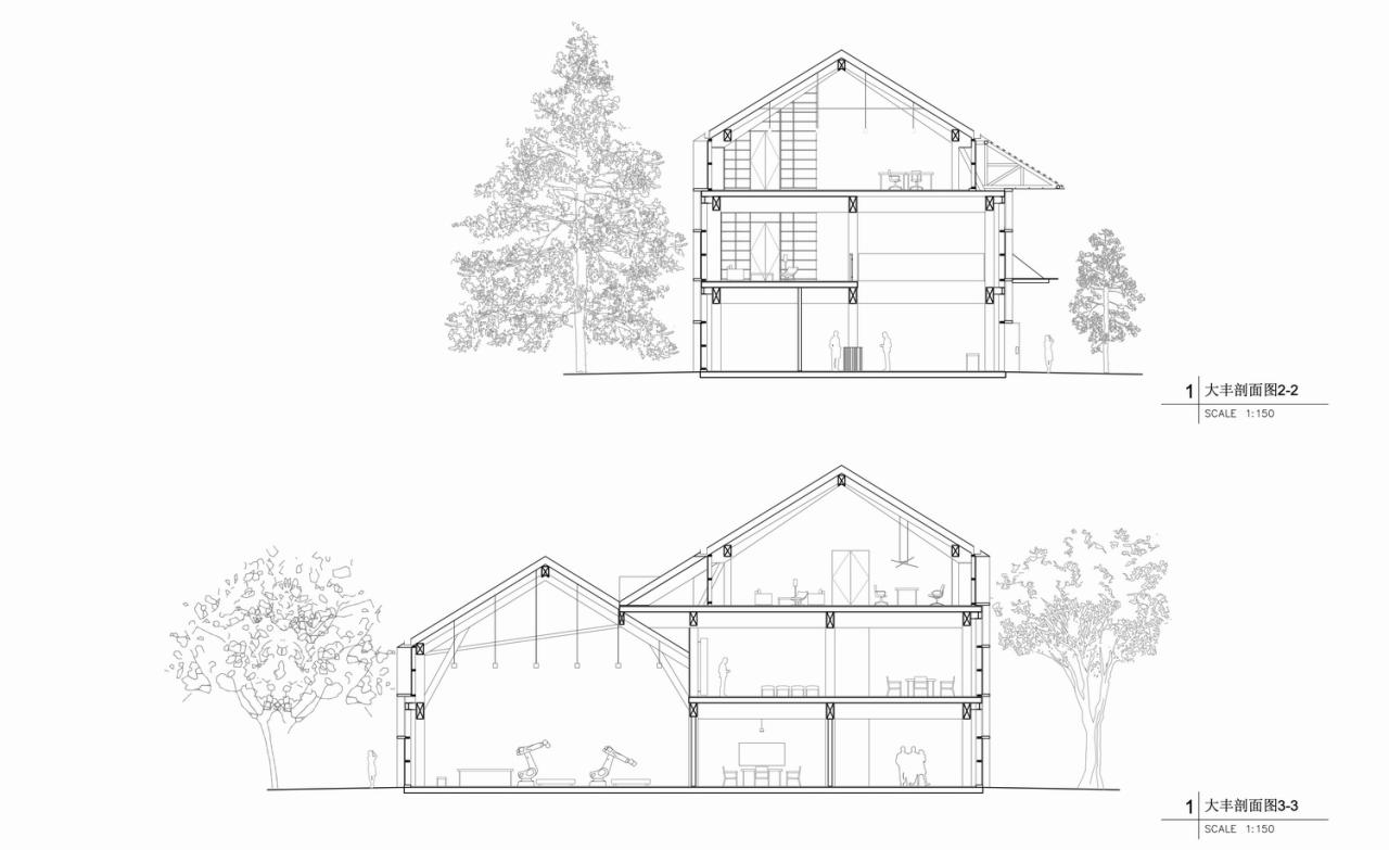 BIM建筑|木作之家 – 大丰木结构研发中心 / CATS