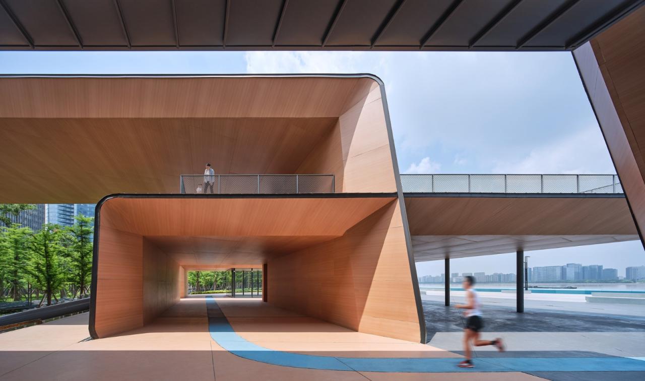 BIM建筑|杭州滨江公共空间·风鸢驿 / 同济原作设计工作室