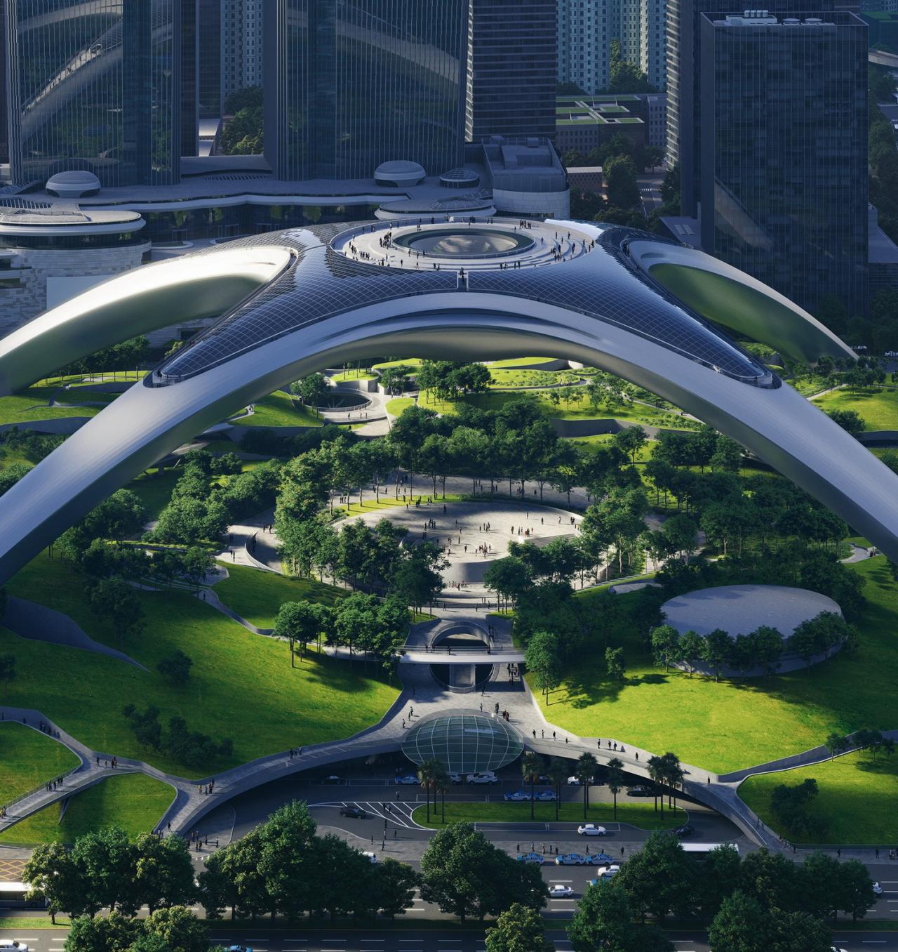 BIM建筑|深圳超核绿芯 / MAD马岩松