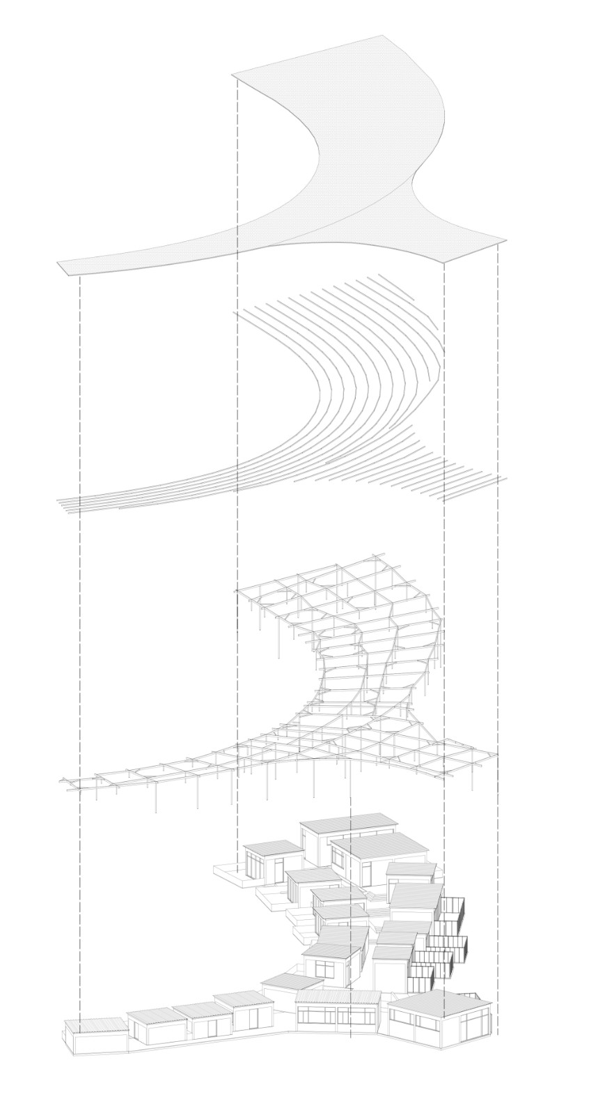 BIM建筑|五福山水龙家宴餐厅 / 小写建筑