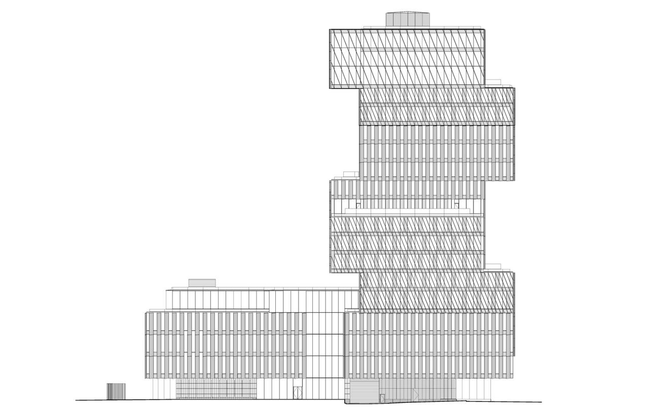 BIM建筑|波士顿大学计算与数据科学中心 / KPMB Architects
