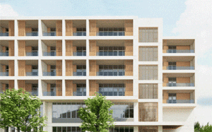 BIM建筑|多层养老中心与外部环境的互动-博元养老中心 / UUA