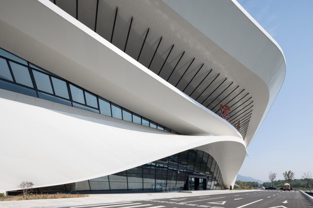 BIM建筑|杭州亚运配套设施：千岛湖通用机场航站楼 / 境澜建筑