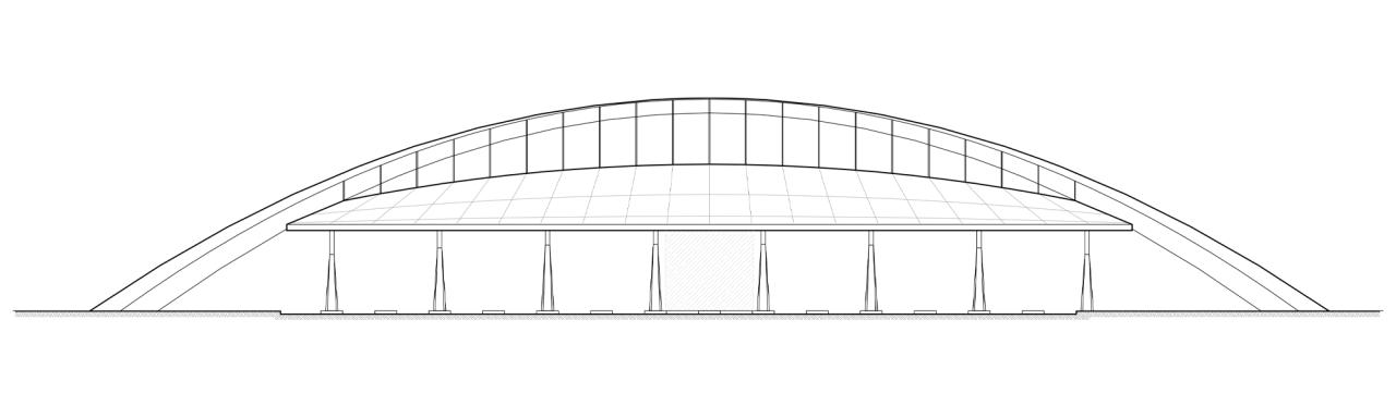 BIM建筑|杭甬高速绍兴收费站 / 任天建筑