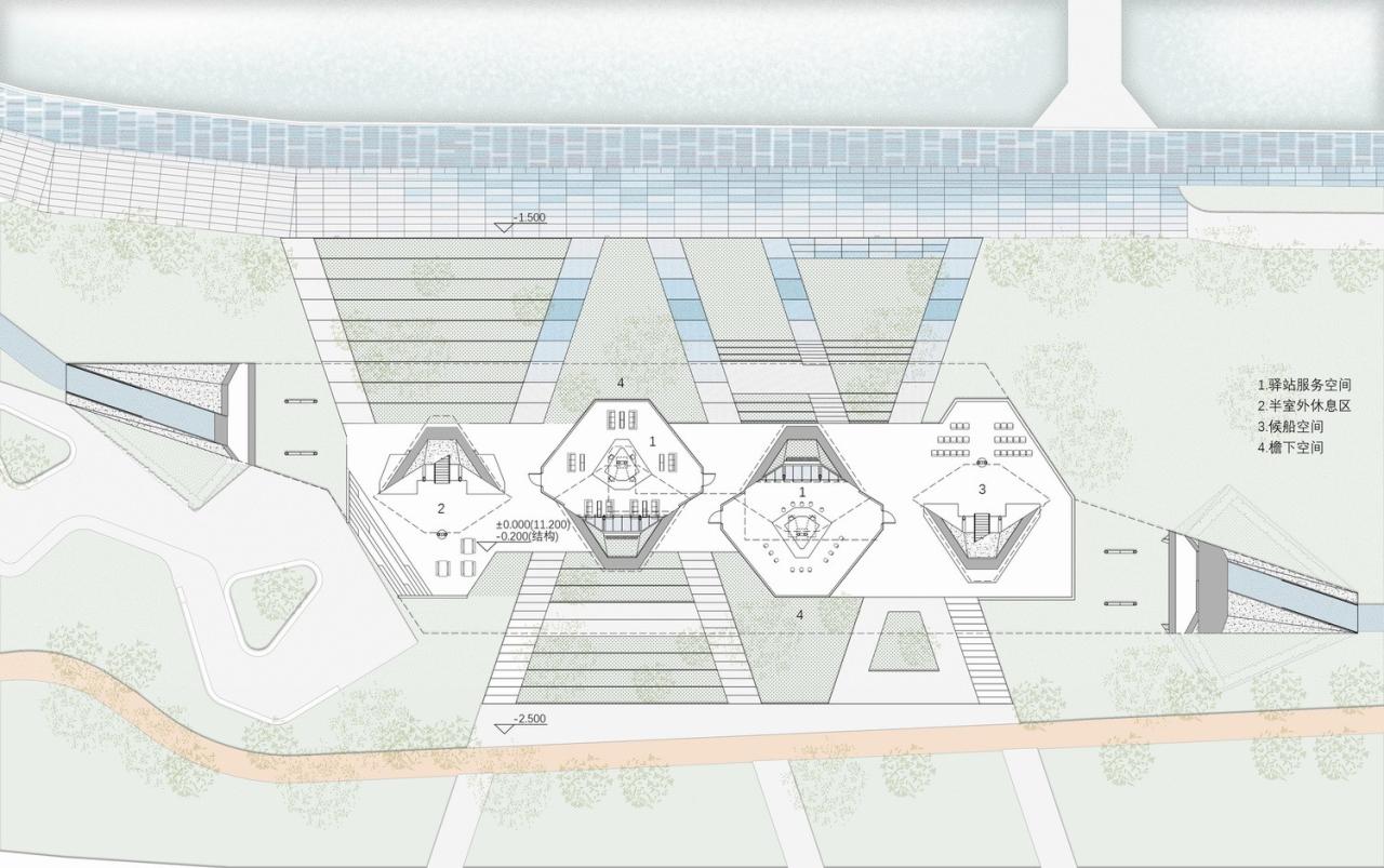 BIM建筑|杭州滨江公共空间·三桥亚运公园 / 同济原作设计工作室