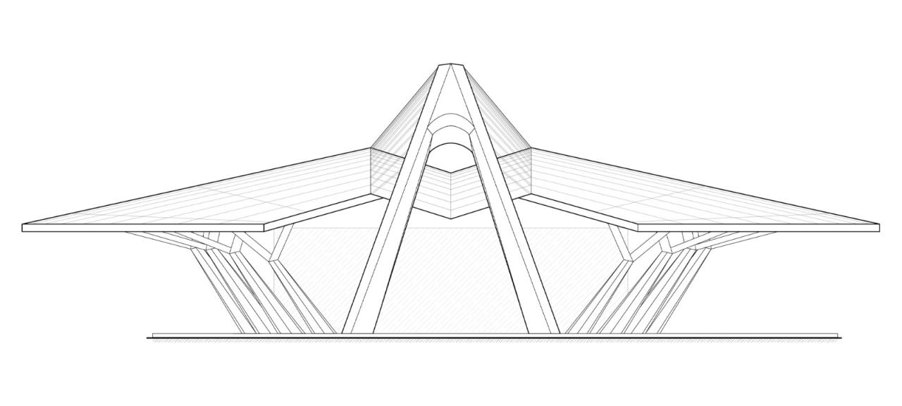 BIM建筑|杭甬高速绍兴收费站 / 任天建筑