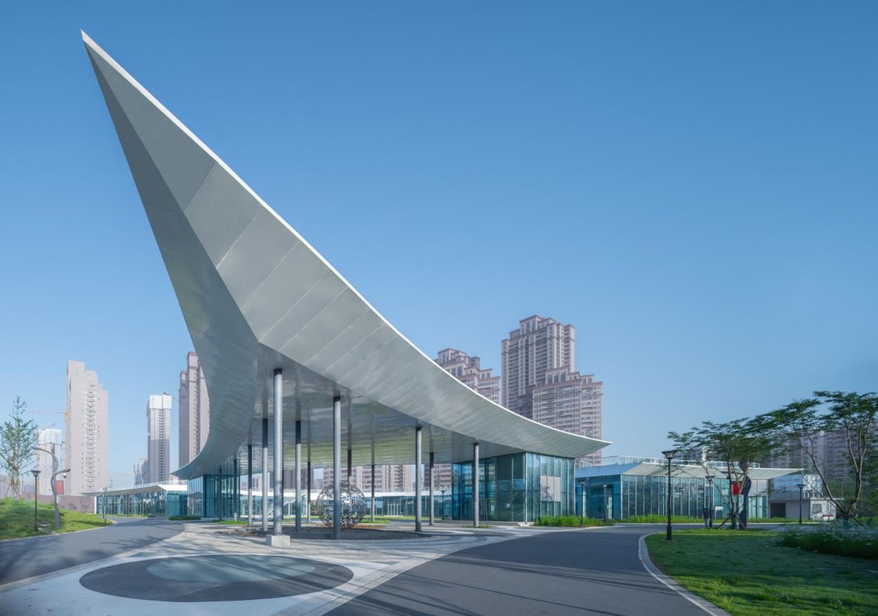 BIM建筑|武汉海绵公园研学+游客中心 / UAO瑞拓设计