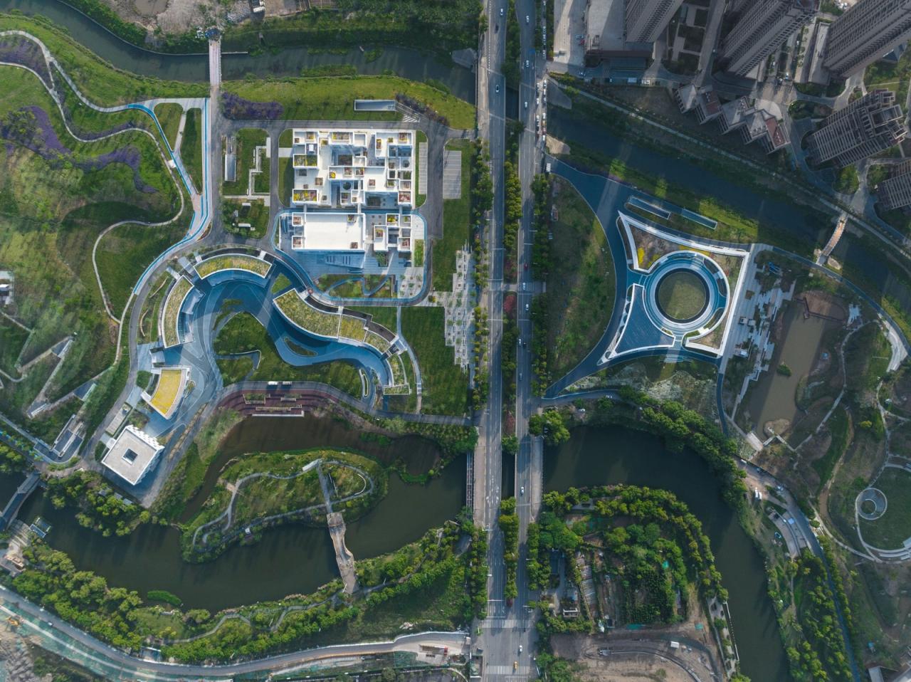 BIM建筑|武汉海绵公园研学+游客中心 / UAO瑞拓设计