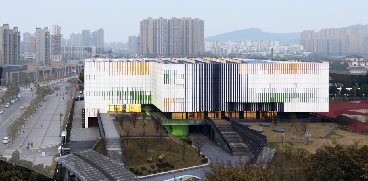 BIM建筑|龙泉中学体育馆 / 中国建筑西南设计研究院有限公司