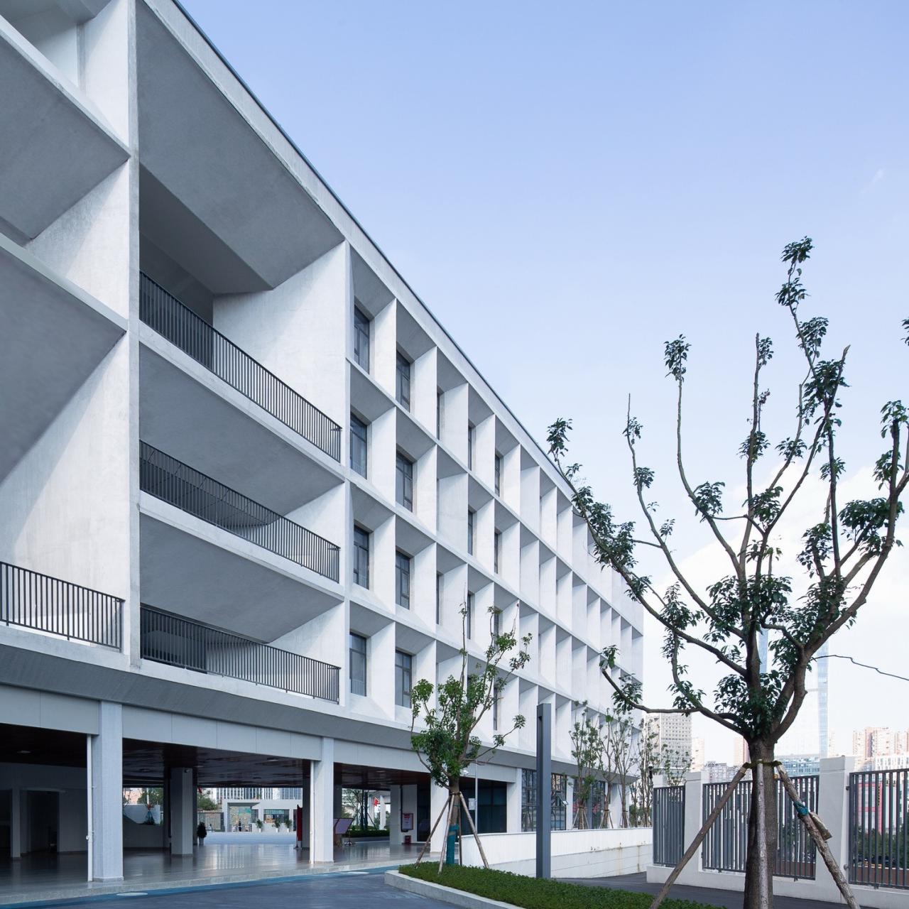 BIM建筑|如有机生命体般自由生长：贵阳·观山湖区第八中学