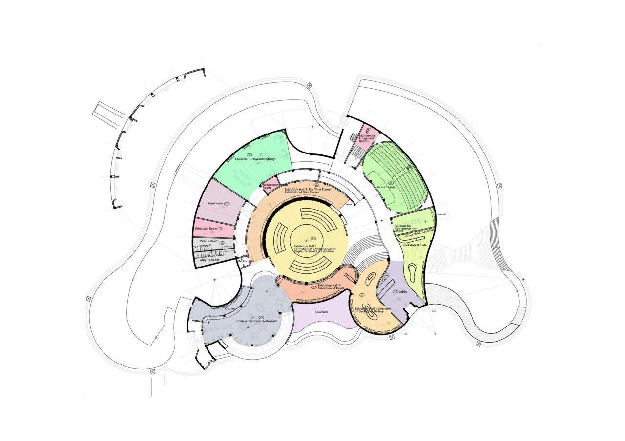 BIM建筑|捺山地质博物馆 / 厦门都市环境设计工程有限公司