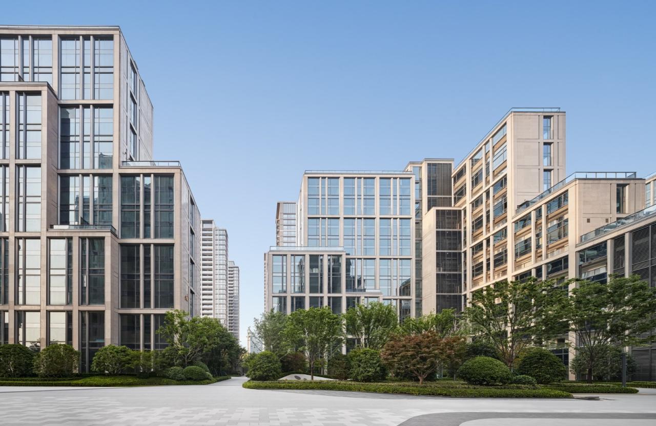 BIM建筑|杭州亚运村技术官员村：小街密路的未来社区 / goa大象设计