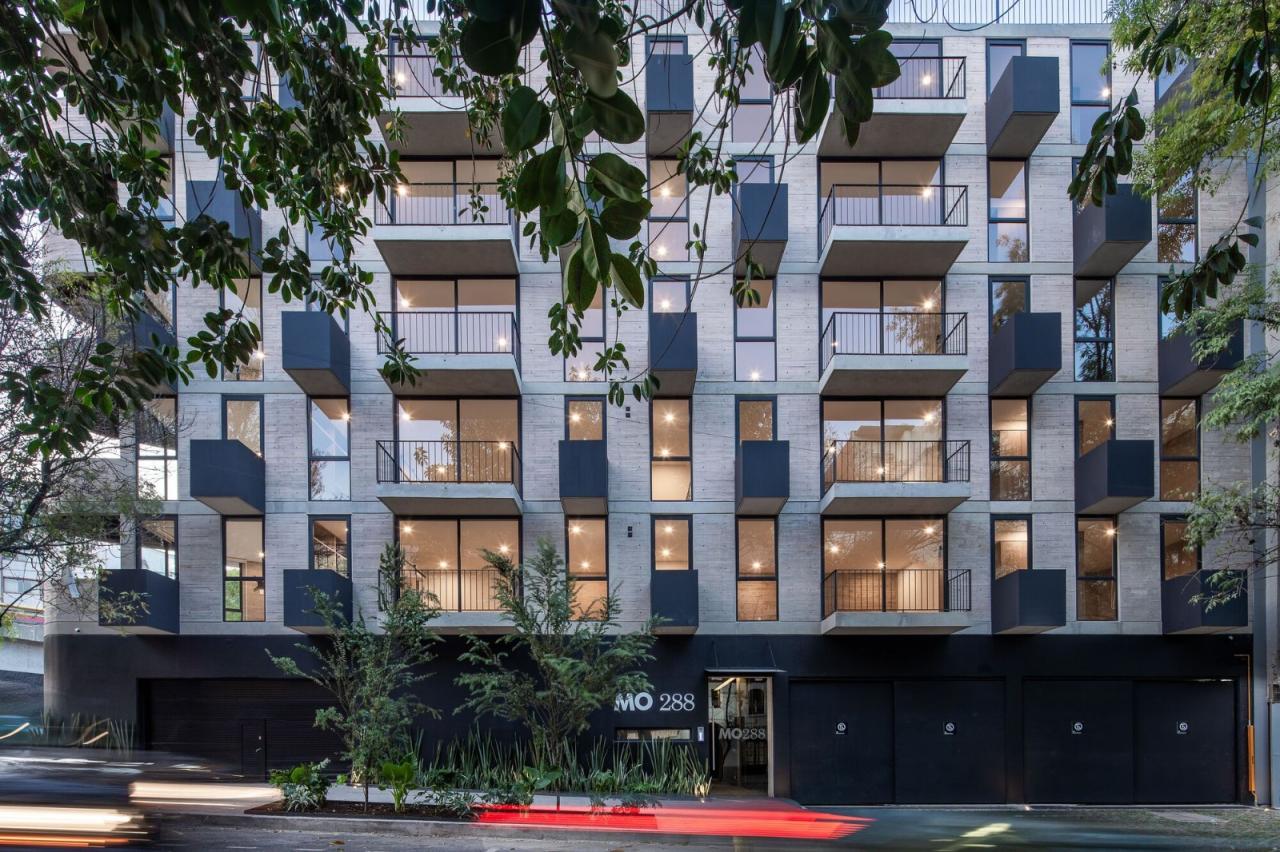 BIM建筑|三角形住宅楼：MO288 住宅楼 / HGR ARQUITECTOS