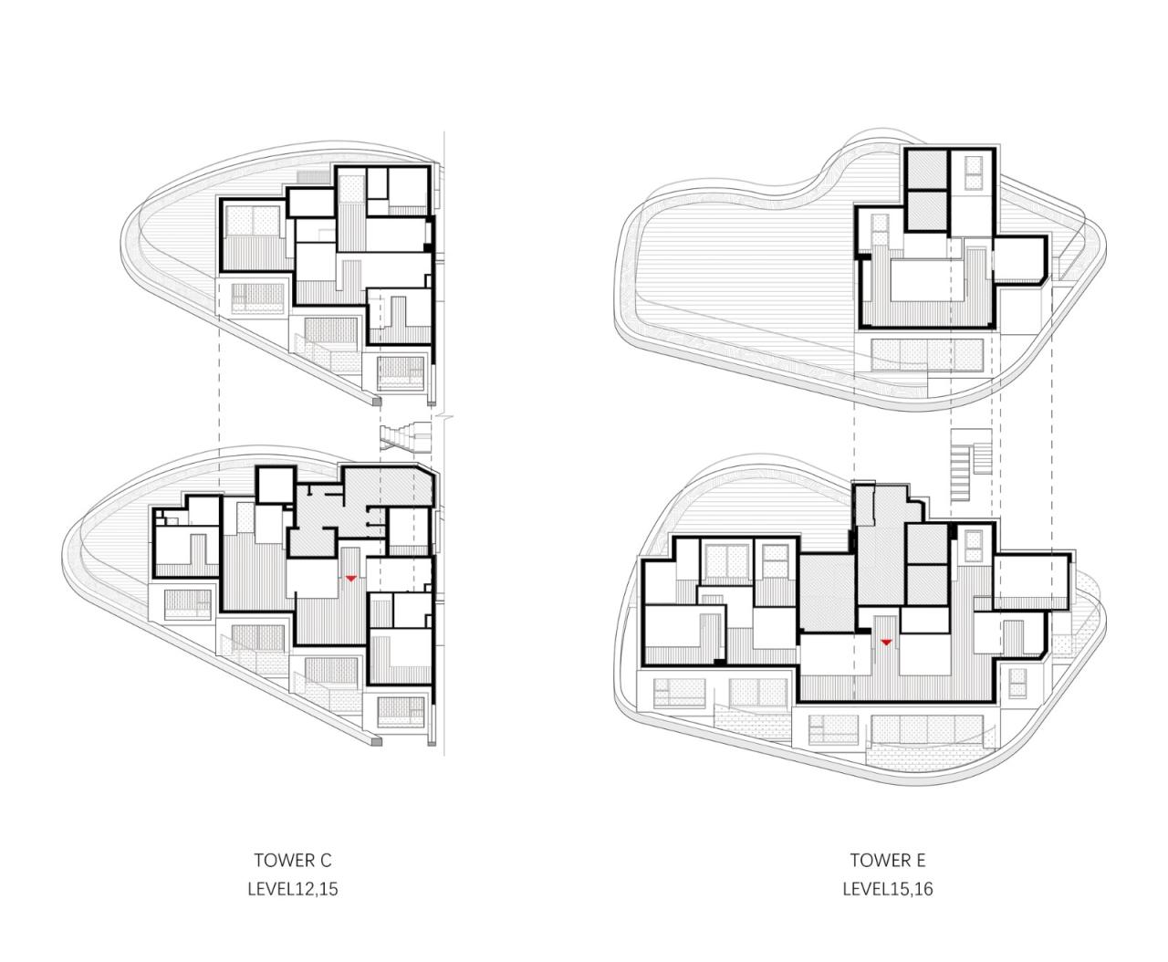 BIM建筑|上海浦东嘉华E18创新住宅 / EID Arch + 上海天华建筑设计 + Aedas