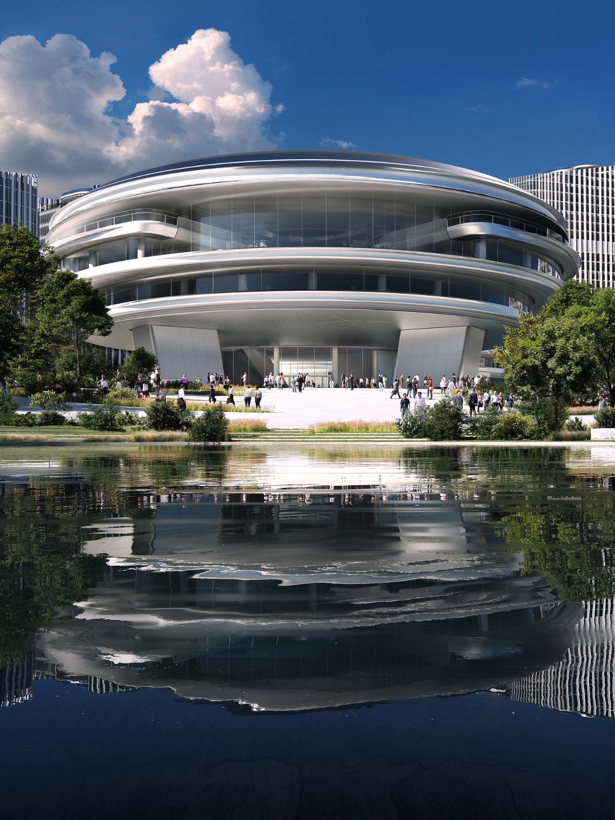 BIM建筑|“漂浮”的腾讯总部园区04地块 / 马岩松MAD